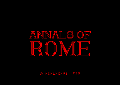 Annals of Rome 